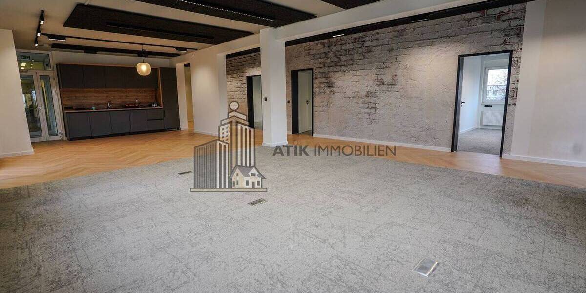 ATIK: Provisionsfrei - Erstbezug nach Sanierung - Repräsentative Bürofläche mit EBK - Gewerbeobjekt Mannheim / Rheinau Rheinau | Angebot:26267285