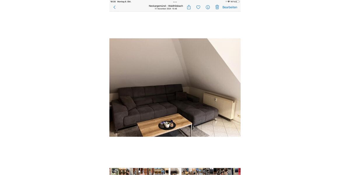 Dachgeschoßwohnung Neckargemünd - 2.5 Zimmer, 65 m&sup2;, 1.100&euro; | Angebot:25291362