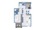 Etagenwohnung Frankenthal (Pfalz) Mörsch - 2 Zimmer, 69 m&sup2;, 599&euro; | Angebot:26066322