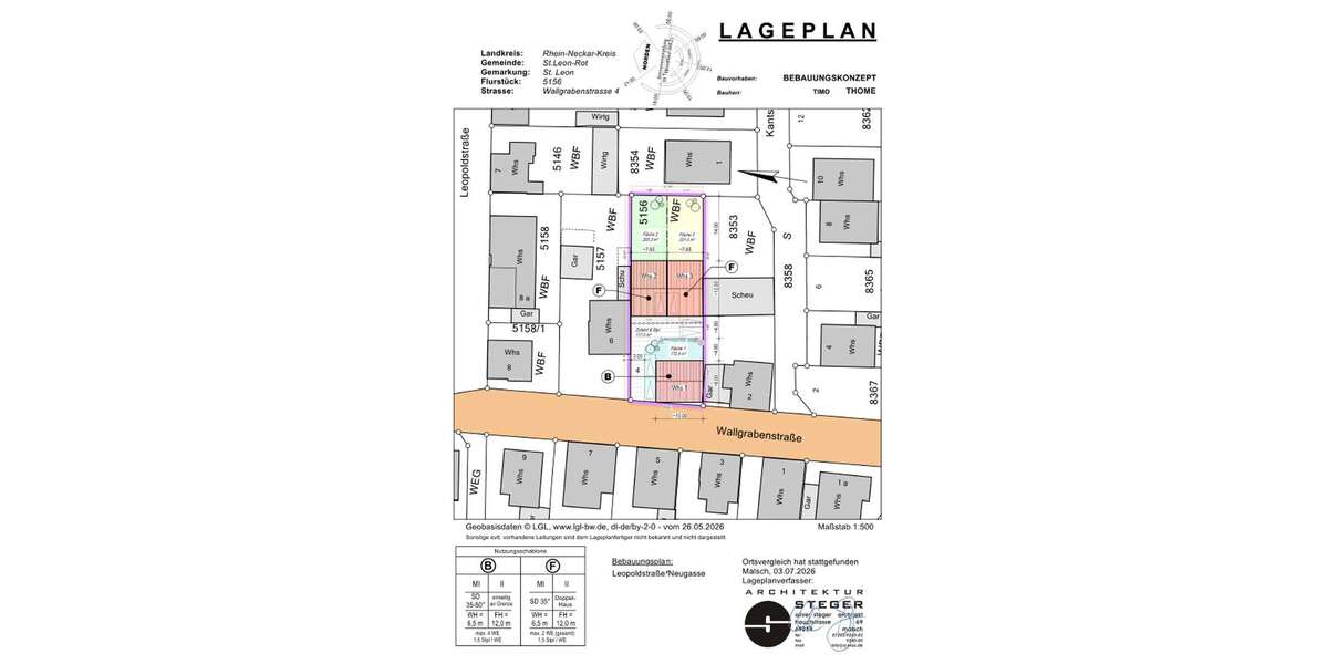 Grundstück St.Leon-Rot Rot - 159.900&euro; | Angebot:27031583