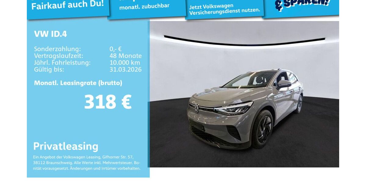 VW ID.4 26.998 km 22.761 &euro; Mannheim 68309