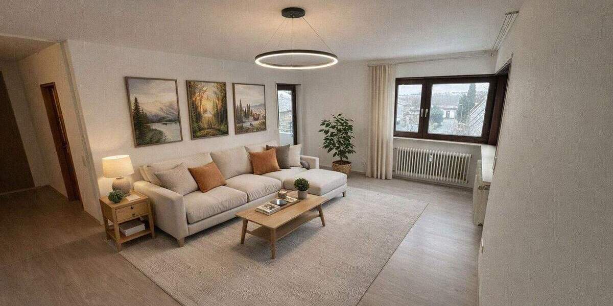 Blick & Lage!! helle - unvermietete 3,5 Zimmerwohnung ca. 88 qm mit Südbalkon 3 zimmer
