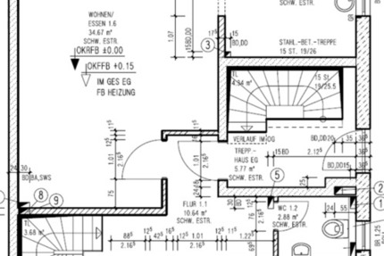 Erstbezug: KfW-40 Maisonette Wohnung mit Souterrain im 3-FH 5 zimmer