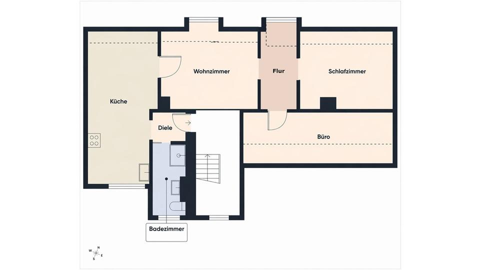 Etagenwohnung Frankenthal (Pfalz) - 3 Zimmer, 68 m&sup2;, 865&euro; | Angebot:26252081