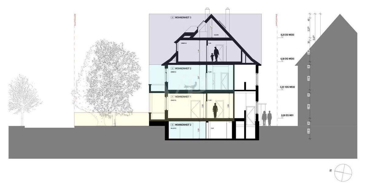 Etagenwohnung Heidelberg/Weststadt Weststadt - 4 Zimmer, 105 m&sup2;, 620.000&euro; | Angebot:24778691