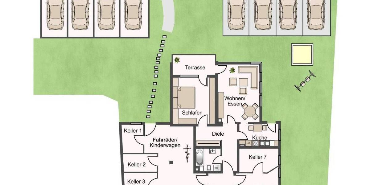 Mehrfamilienhaus, Wohnhaus Mannheim Feudenheim - 2 Zimmer, 1.490.000&euro; | Angebot:26908724