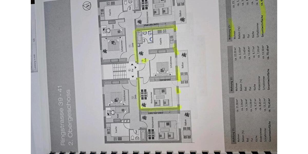 Etagenwohnung Bürstadt - 2 Zimmer, 60 m&sup2;, 180.000&euro; | Angebot:25223628