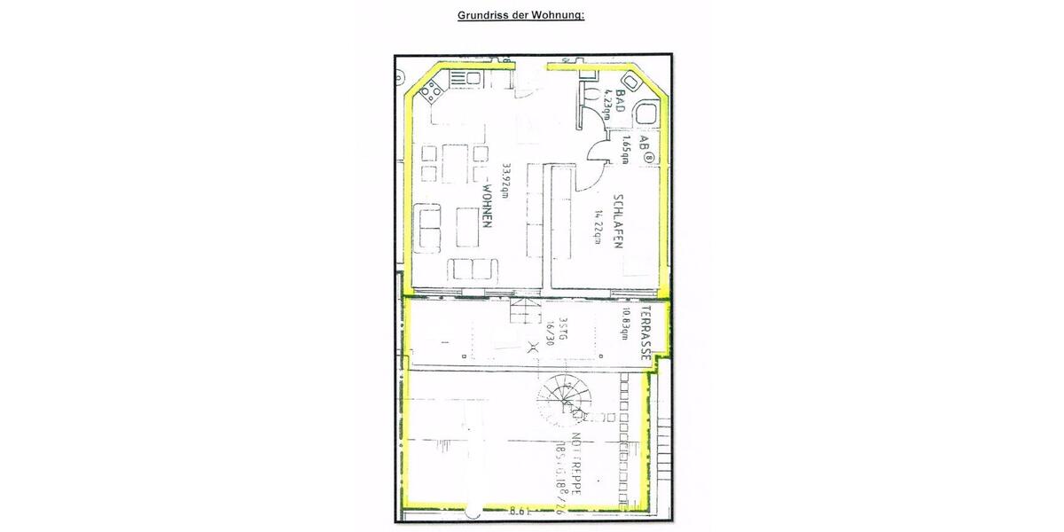 Terrassenwohnung Fußgönheim - 2 Zimmer, 60 m&sup2;, 198.000&euro; | Angebot:26996719