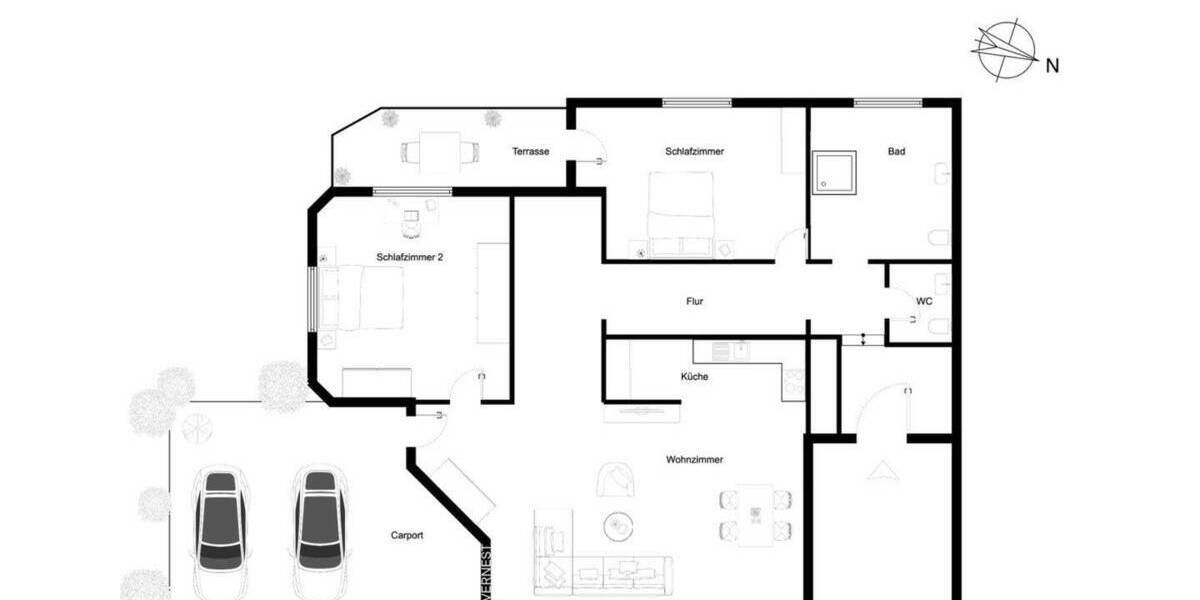 Etagenwohnung Neckarsteinach - 3 Zimmer, 95 m&sup2;, 345.000&euro; | Angebot:26219259