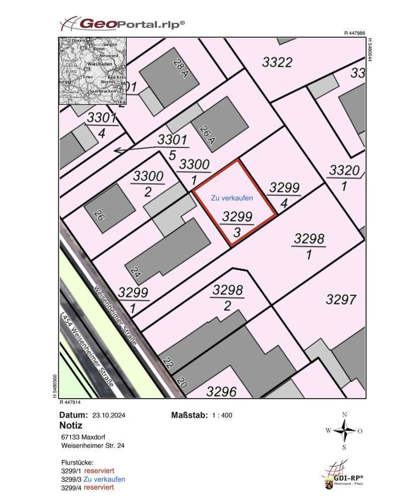 Grundstück zu verkaufen in Maxdorf 138.000 € 223 m²