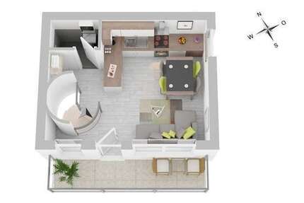 Wohnung zum Kaufen in Mannheim 229.000 € 51 m² 2 zimmer