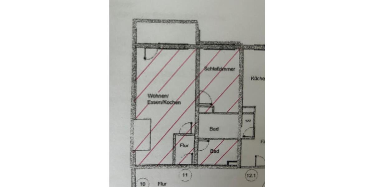 Etagenwohnung Mannheim Neckarstadt-Ost - 2 Zimmer, 55 m&sup2;, 650&euro; | Angebot:26646748