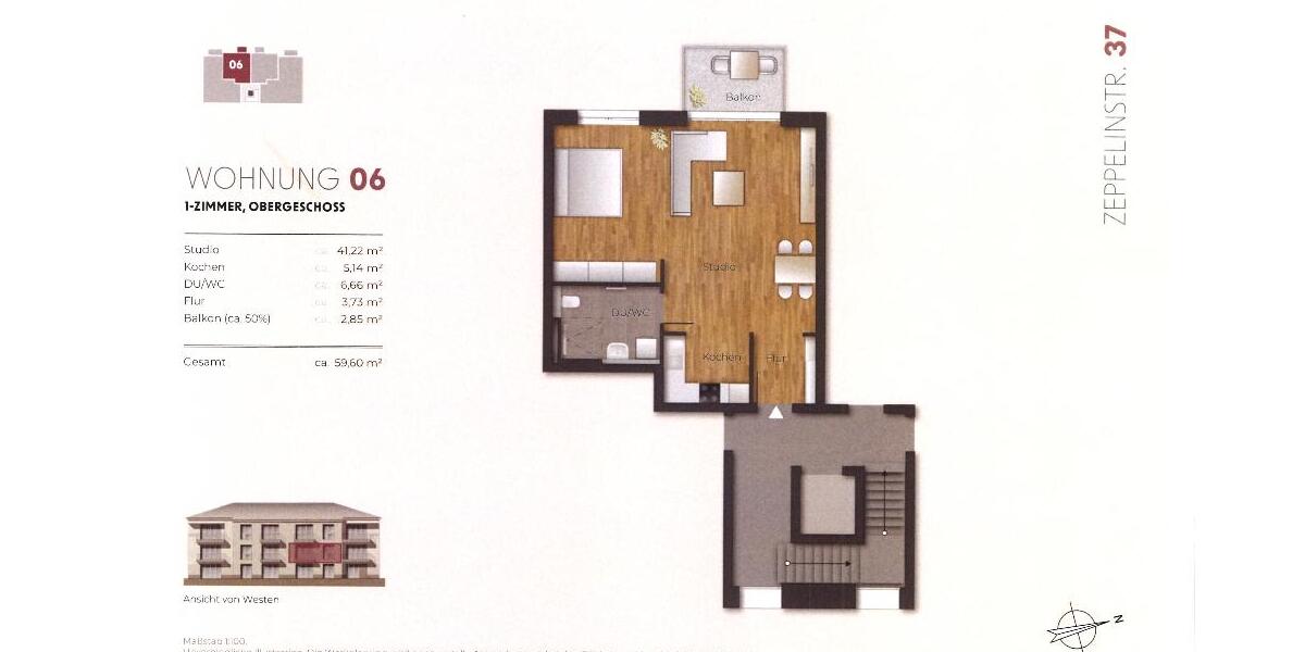 ### Lichtdurchflutete Wohnung - Erstbezug ! ### 2 zimmer