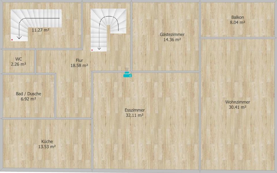 Großzügige 6-Zimmer-Maisonette – Erstbezug nach Sanierung 6 zimmer