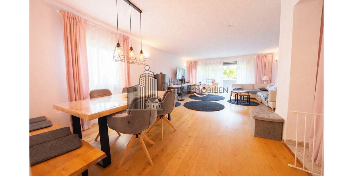 ATIK: Charmante 4-Zimmer-Erdgeschosswohnung mit sonnigem Südbalkon - Erdgeschoßwohnung Ketsch | Angebot:26128356