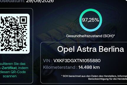 Opel Astra 14.495 km 20.490 &euro; Mannheim 68309