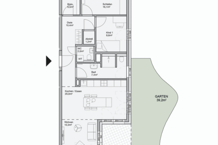 Wohnung Dossenheim - 4 Zimmer, 87 m&sup2;, 569.000&euro; | Angebot:25448804
