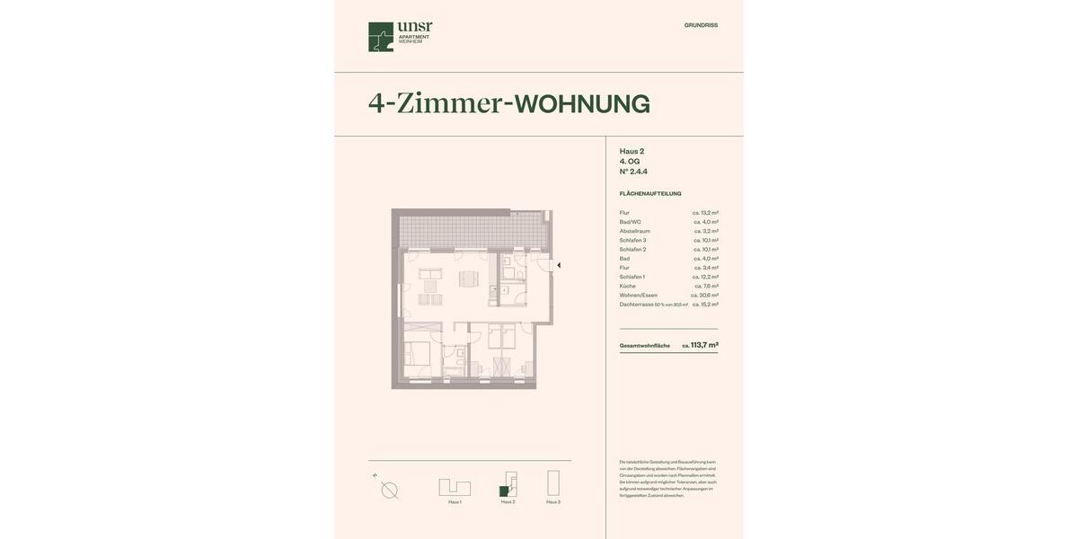 Einfamilienhaus Weinheim - 4 Zimmer, 114 m&sup2;, 2.070&euro; | Angebot:25752015