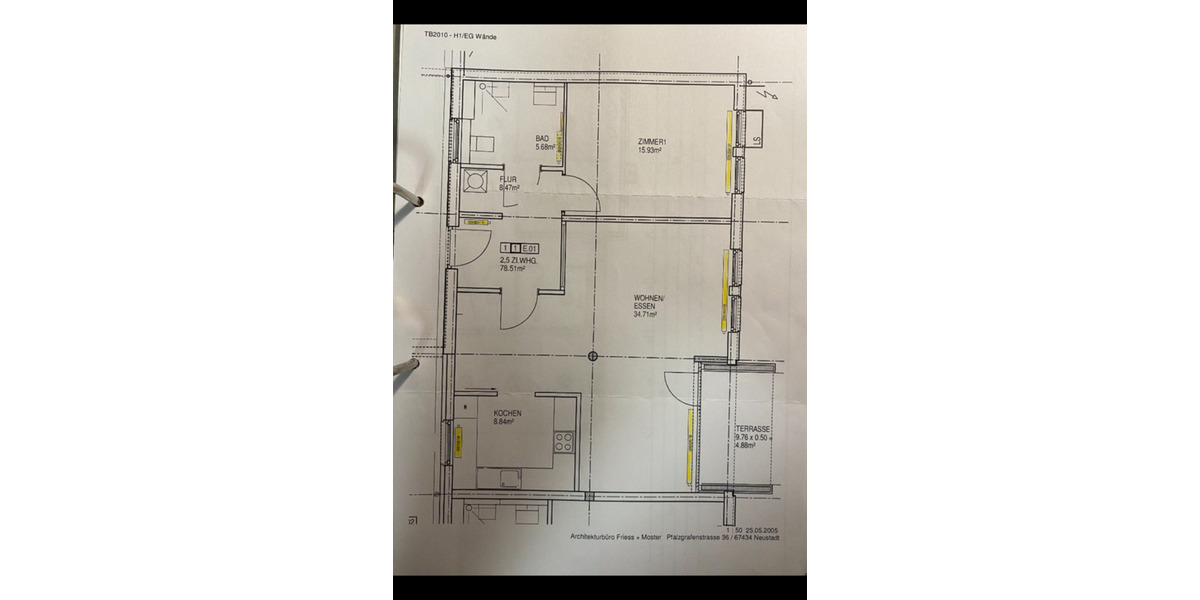 Erdgeschoßwohnung Limburgerhof - 2.5 Zimmer, 79 m&sup2;, 265.000&euro; | Angebot:25975030