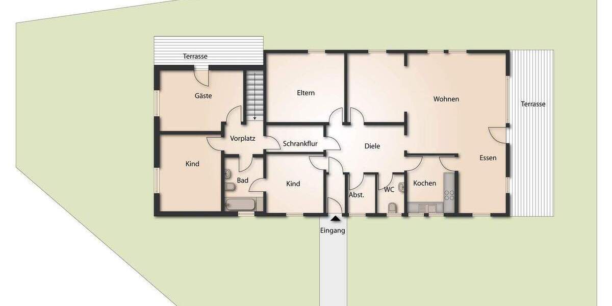 Bungalow Weinheim Oberflockenbach - 6 Zimmer, 160 m&sup2;, 749.000&euro; | Angebot:25702335