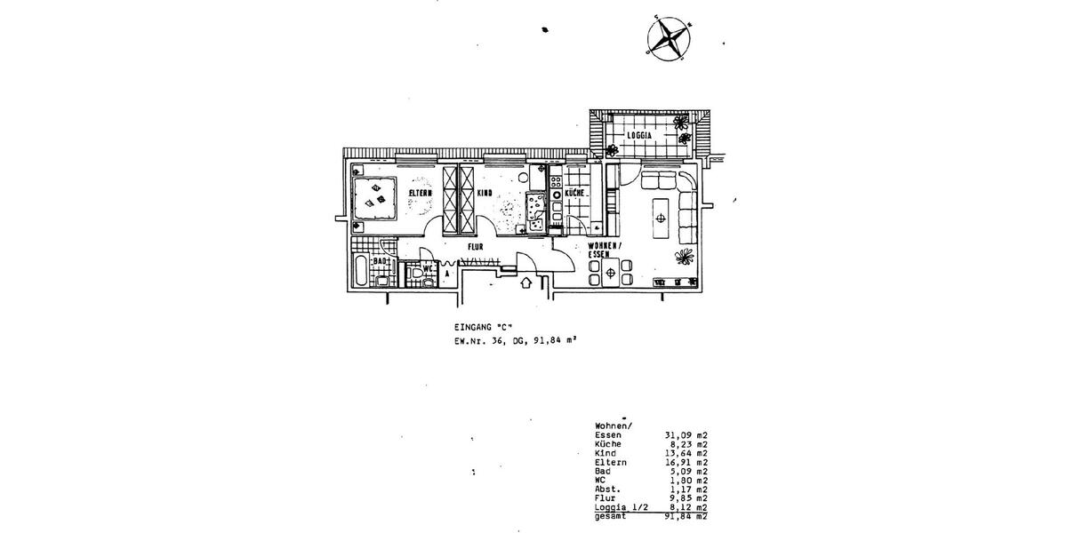 Schöne 3 ZKB-Wohnung+EBK, Loggia, TG, nähe BASF, neu renoviert 3 zimmer