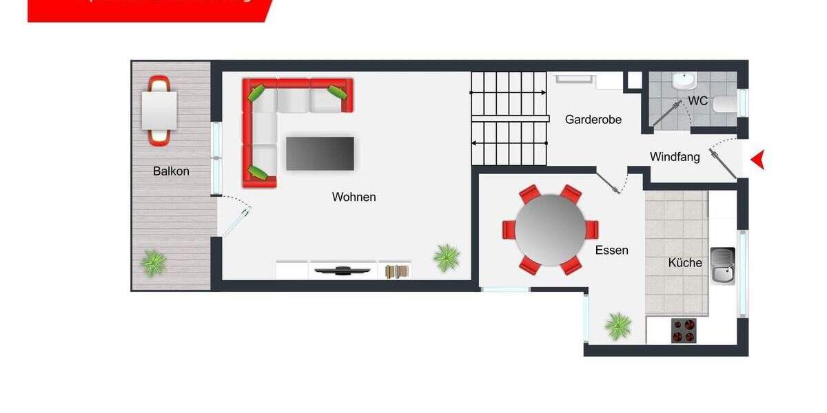 Neckargemünd: Attraktive, großzügige DHH in gesuchter Lage mit Garten und tollem Ausblick 5 zimmer
