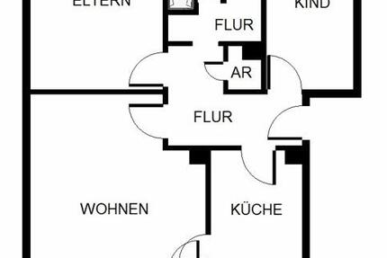 Wohnung Mannheim Gartenstadt - 3 Zimmer, 66 m&sup2;, 731&euro; | Angebot:25645767