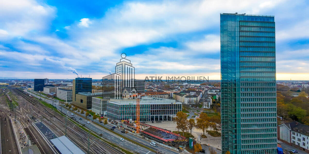 ATIK: Exklusivität mit atemberaubendem Panorama - Repräsentative Büroflächen im Victoria-Turm - Gewerbeobjekt Mannheim / Lindenhof Lindenhof | Angebot:26267252