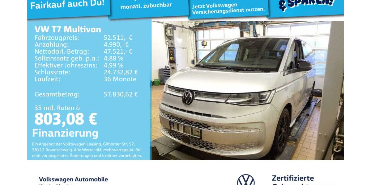 VW T7 Multivan 52.169 km 52.011 &euro; Mannheim 68309