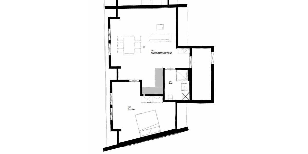 Etagenwohnung Gernsheim - 2 Zimmer, 65 m&sup2;, 990&euro; | Angebot:26919164