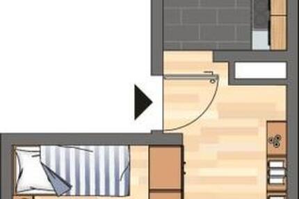 Demnächst frei! 1-Zimmer-Wohnung in Ludwigshafen am Rhein 1 zimmer