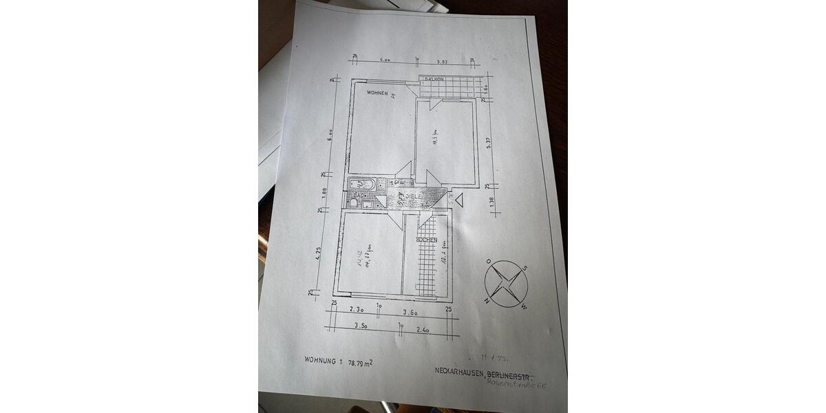 Etagenwohnung Edingen-Neckarhausen Neckarhausen - 3 Zimmer, 79 m&sup2;, 245.000&euro; | Angebot:26213137