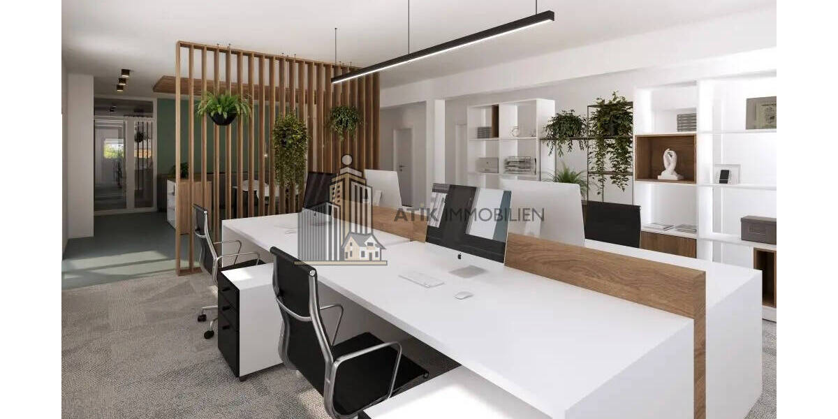 ATIK: Provisionsfrei - Erstbezug nach Sanierung - Repräsentative Bürofläche mit EBK - Gewerbeobjekt Mannheim / Rheinau Rheinau | Angebot:26267285