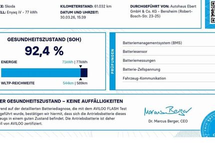 Skoda Enyaq 61.000 km 29.690 &euro; Heidelberg 69123