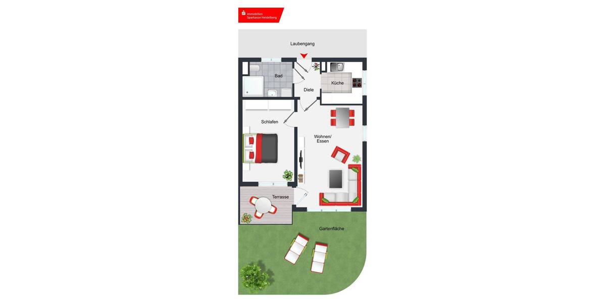 Etagenwohnung Brühl - 2 Zimmer, 53 m&sup2;, 239.000&euro; | Angebot:26833931