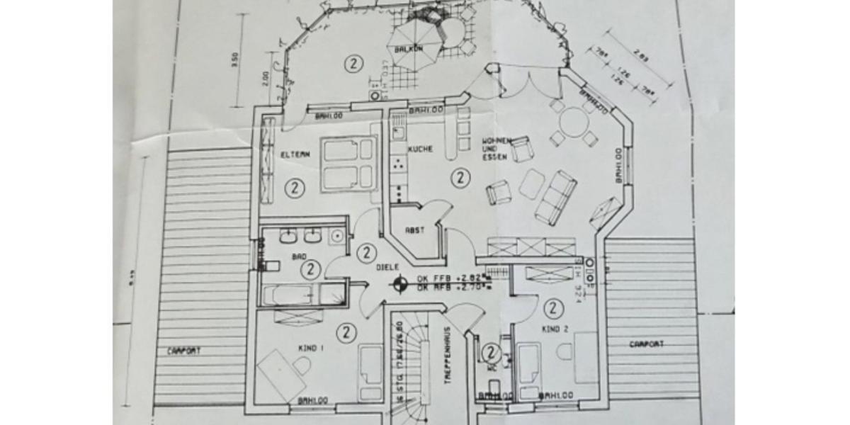 Etagenwohnung Weinheim - 4 Zimmer, 110 m&sup2;, 1.250&euro; | Angebot:25253397