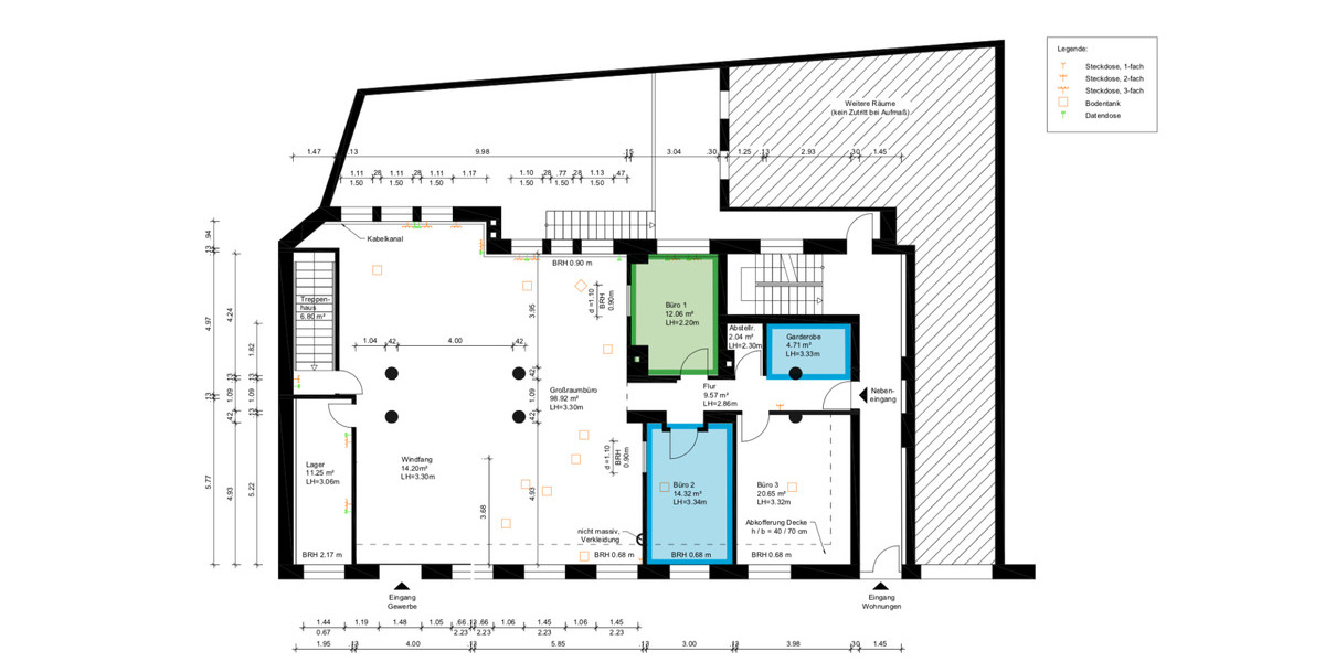 TOP, beste Lage: Sehr schönes Büro in Mannheim Neckarstadt Ost zimmer