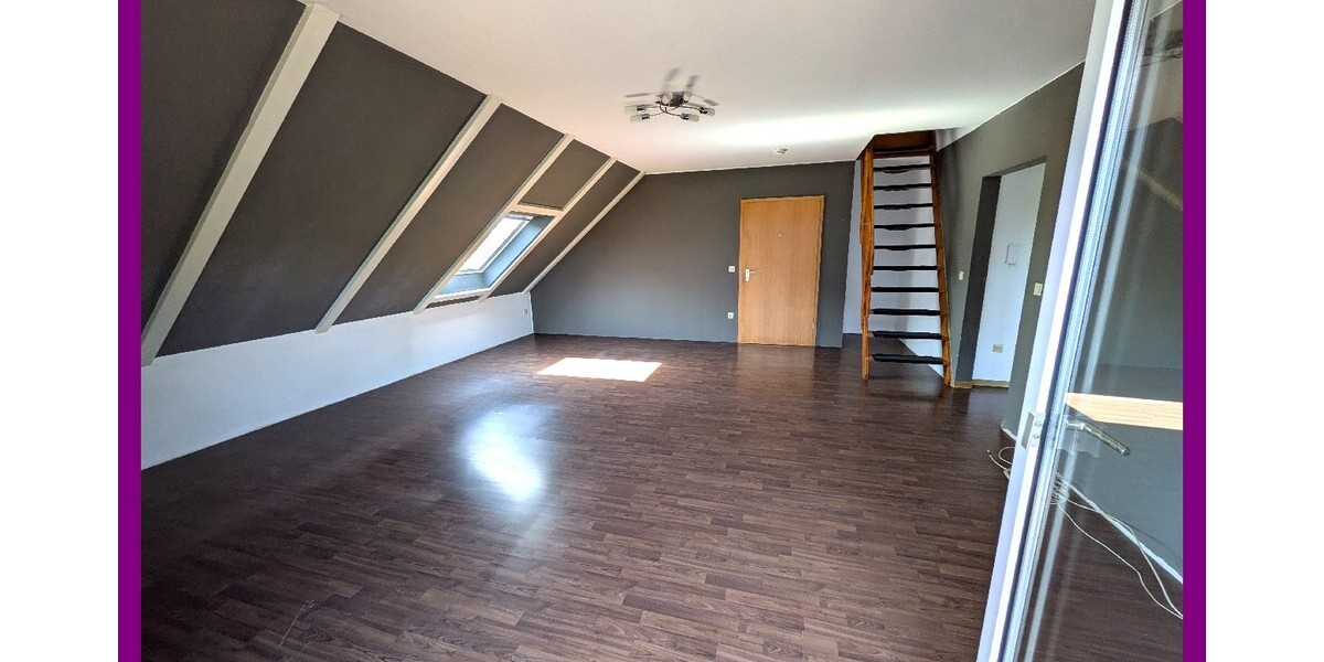 Maisonette im DG mit Balkon zur angenehmen Nordseite - Maisonettenwohnung Waghäusel Kirrlach | Angebot:27023521