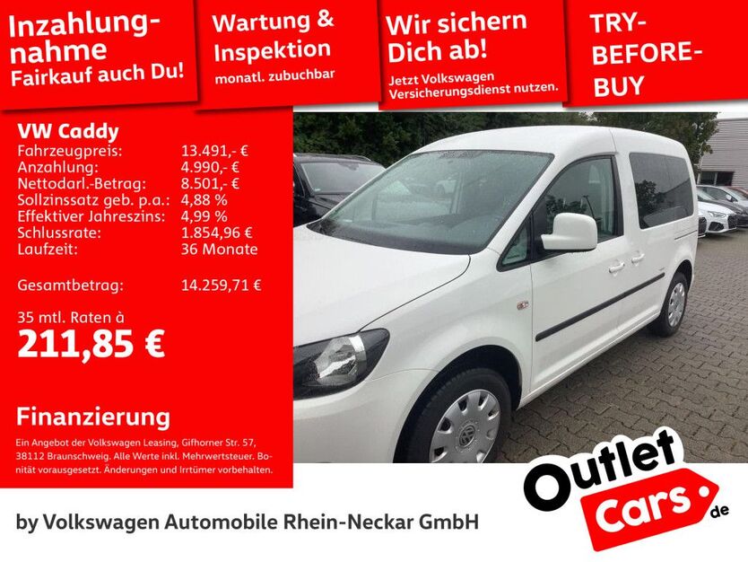 VW Caddy 80.964 km 11.892 € Mannheim 68309