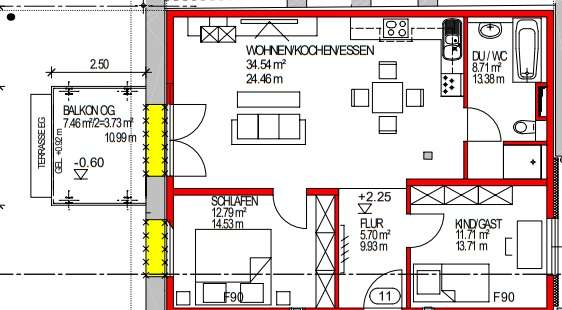 Wohnung zum Mieten in Mannheim 980 € 77 m²