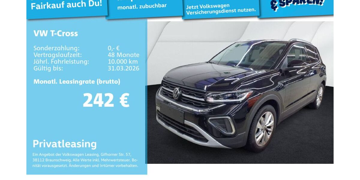 VW T-Cross 22.493 km 23.264 &euro; Mannheim 68309