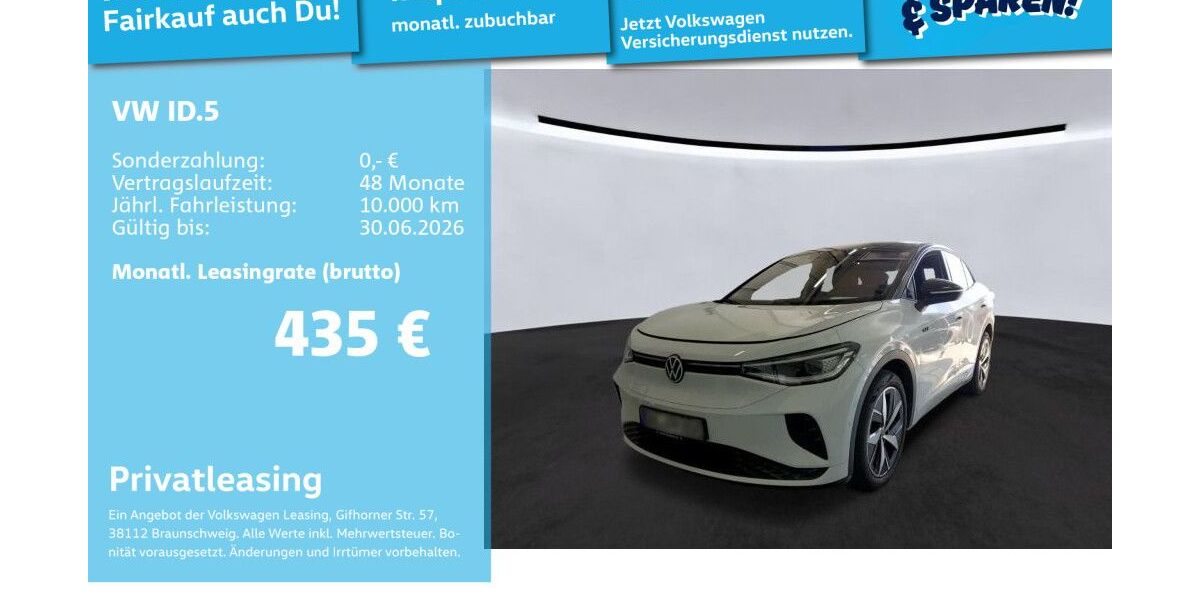 VW ID.5 79.430 km 31.492 &euro; Mannheim 68309