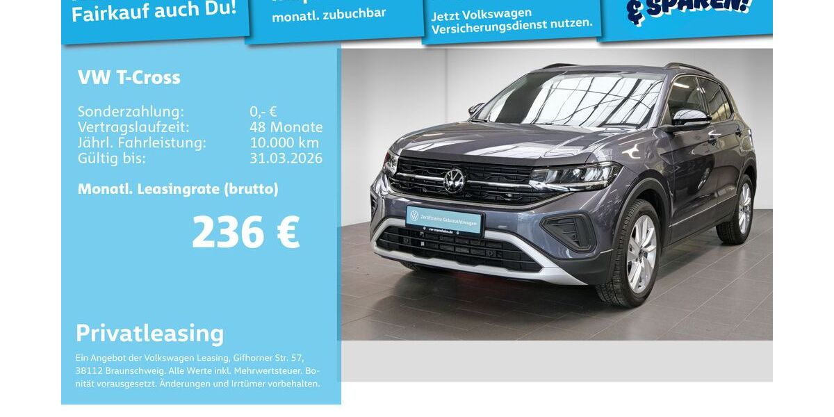 VW T-Cross 26.344 km 22.274 &euro; Mannheim 68309