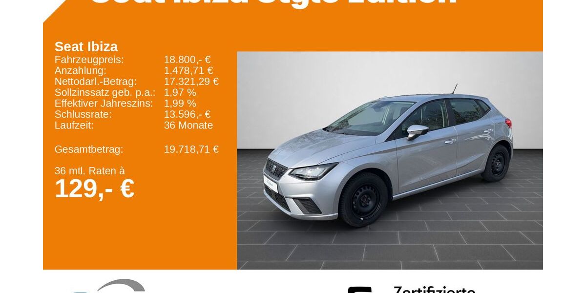 Seat Ibiza 13.381 km 17.300 &euro; Ludwigshafen 67063