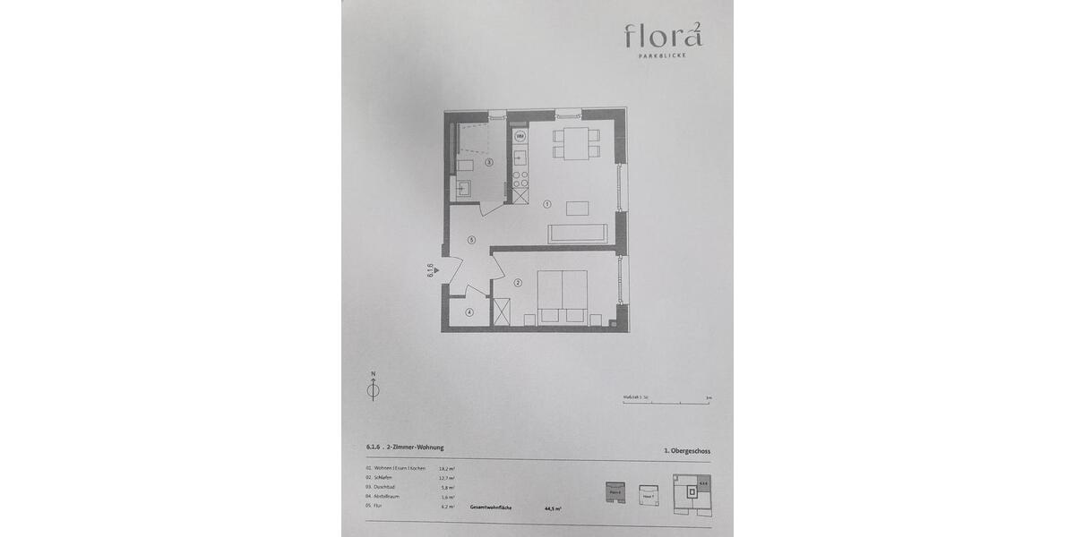 Etagenwohnung Neckargemünd - 2 Zimmer, 45 m&sup2;, 645&euro; | Angebot:25903875