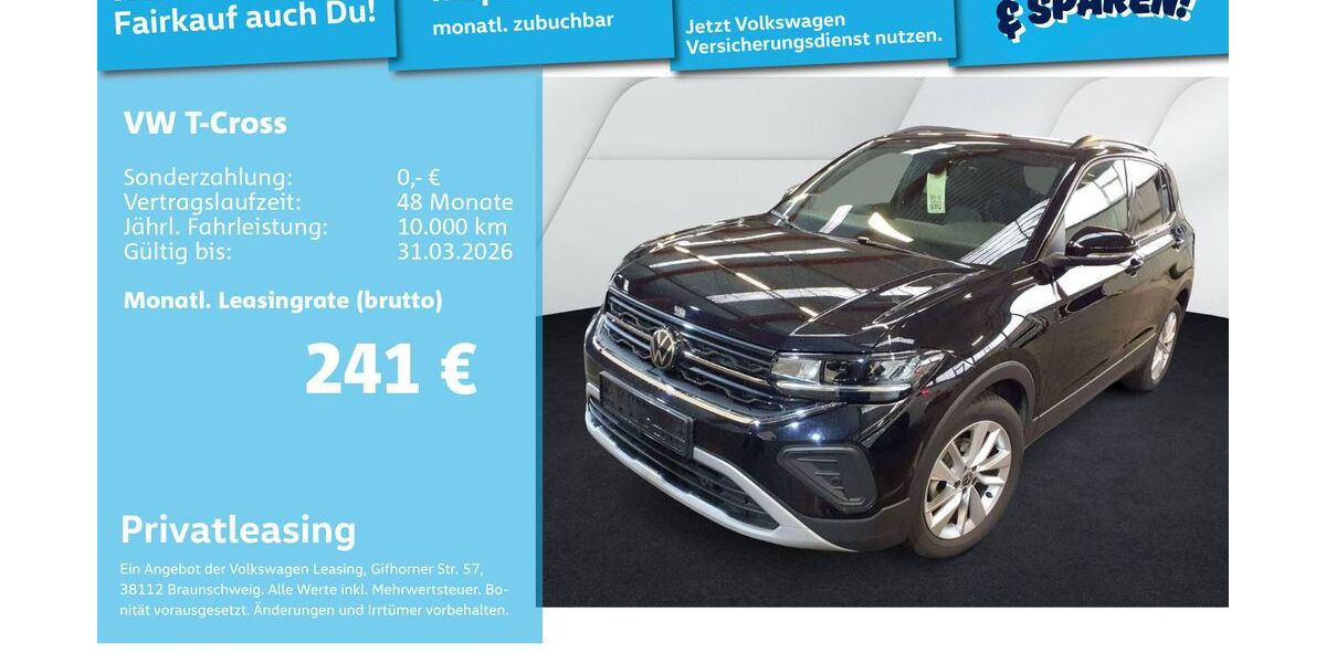 VW T-Cross 16.055 km 23.751 &euro; Mannheim 68309