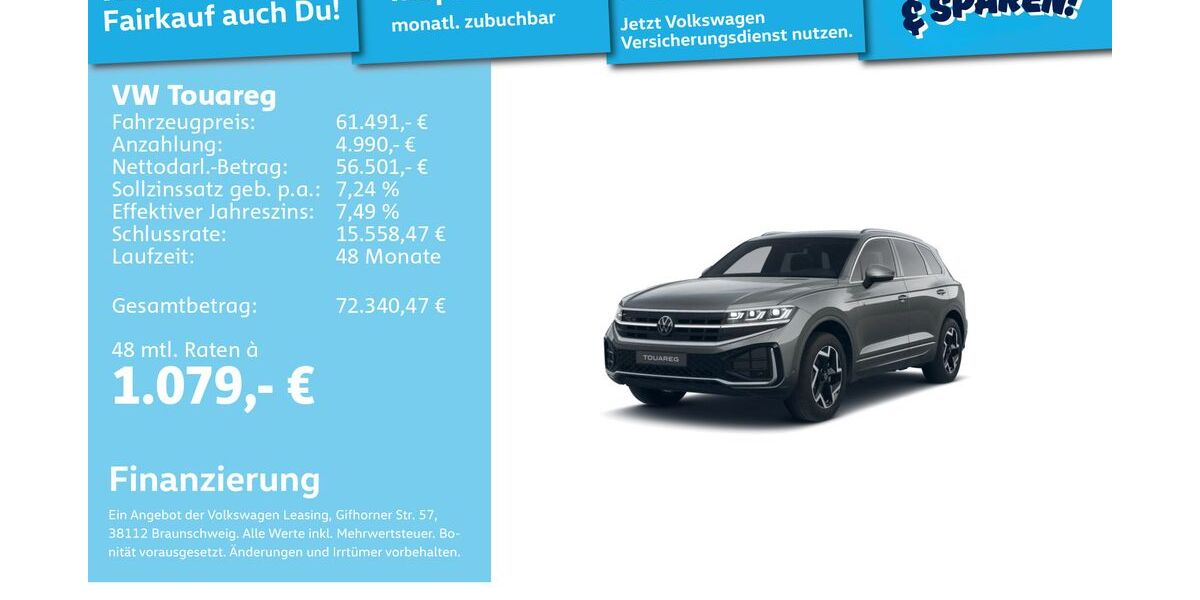 VW Touareg 26.387 km 59.992 &euro; Mannheim 68309