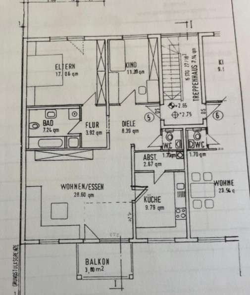 Wohnung zum Kaufen in Wallstadt 329.000 € 93 m² 3 zimmer