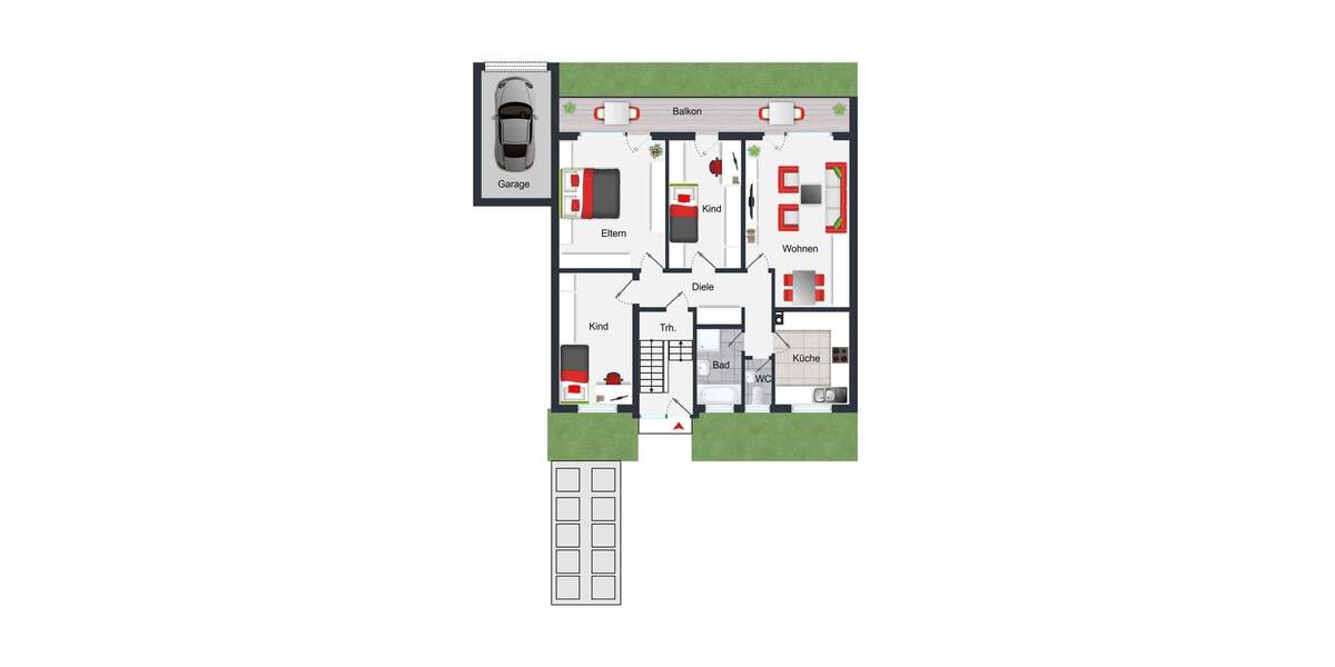 Etagenwohnung Oftersheim - 4 Zimmer, 110 m&sup2;, 335.000&euro; | Angebot:24872701