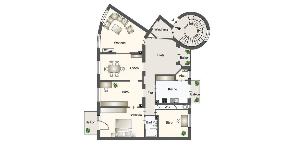 Etagenwohnung Mannheim Neckarstadt - 5 Zimmer, 147 m&sup2;, 1.500&euro; | Angebot:26305829